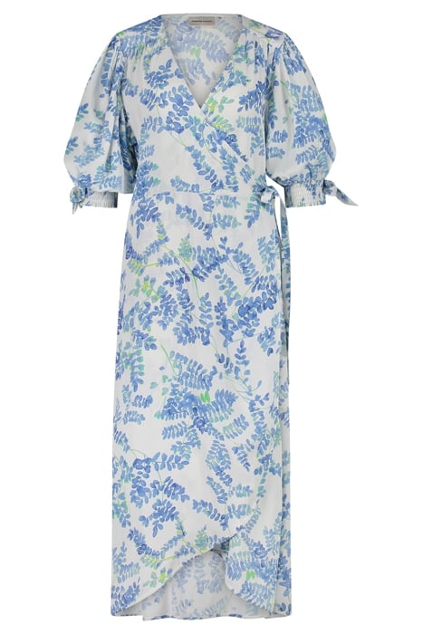 HANNAH DRESS JUICY LIME/CREAM WHI 3