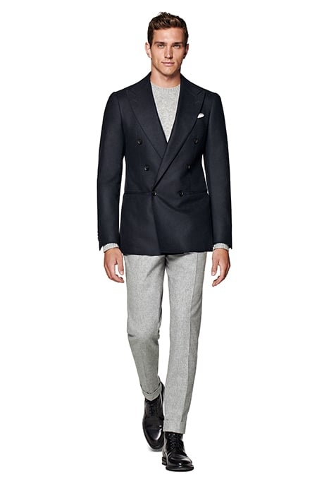 NAVY TAILORED FIT HAVANA BLAZER 3