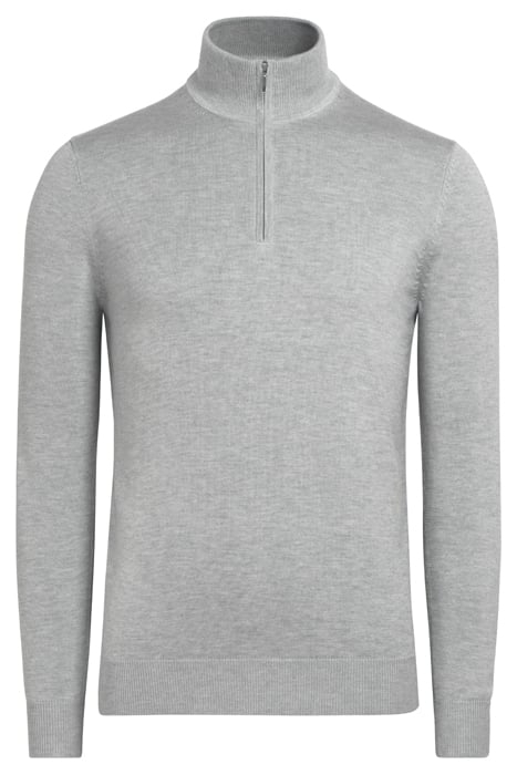 LIGHT GREY HALF ZIP 3