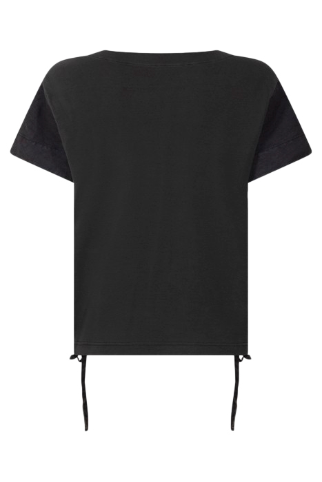 T-SHIRT HALF SLEEVES ALMOST BLACK 6