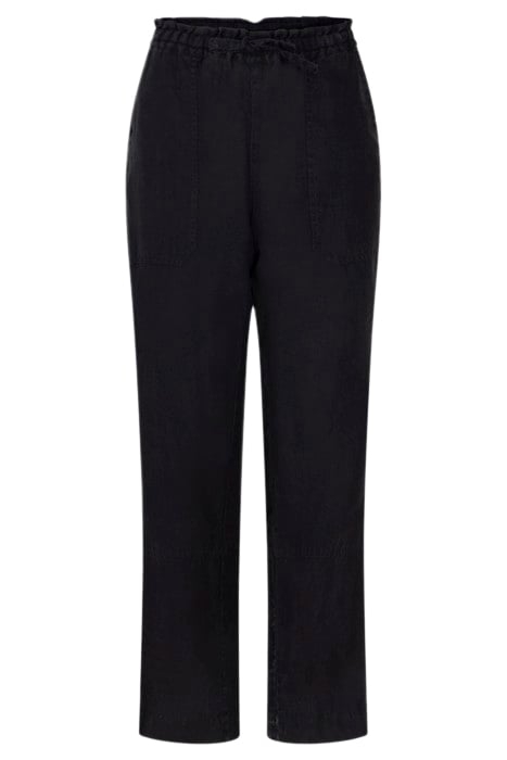 TROUSER WOVEN LONG ALMOST BLACK 3