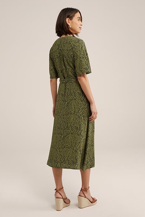 DRESS MID LENGTH GREEN 2