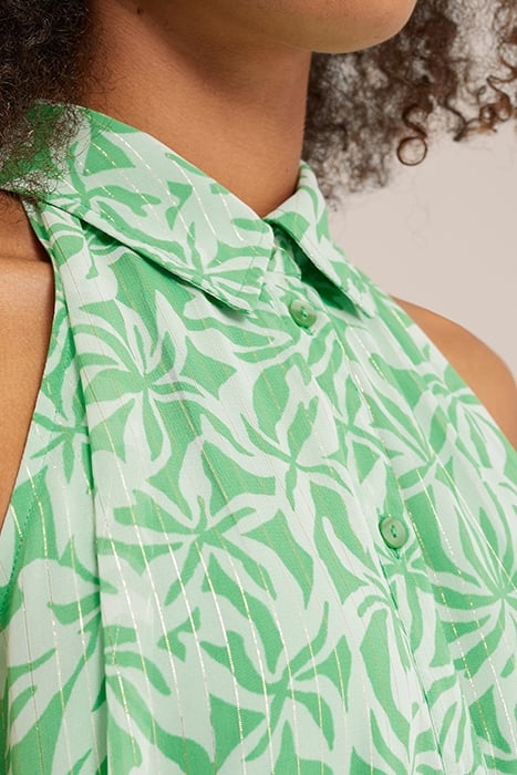 DRESS MID LENGTH BRIGHT GREEN 5