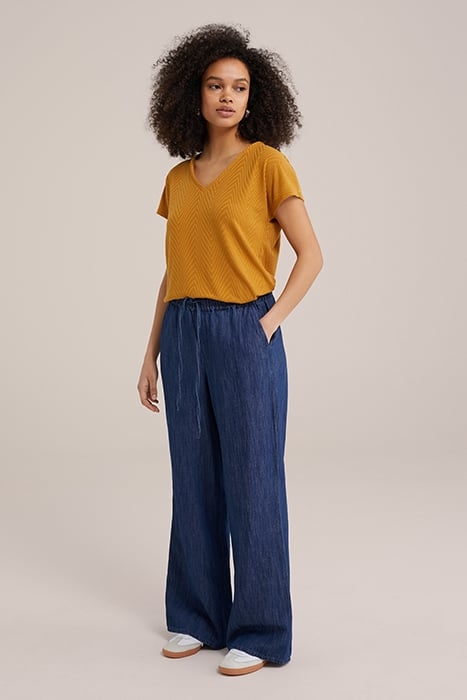 T-SHIRT OCHRE YELLOW 3