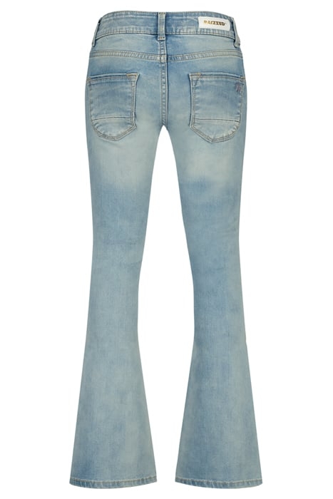 GIRLS MELBOURNE CRAFTED JEANS LIGHT BLUE STONE 2