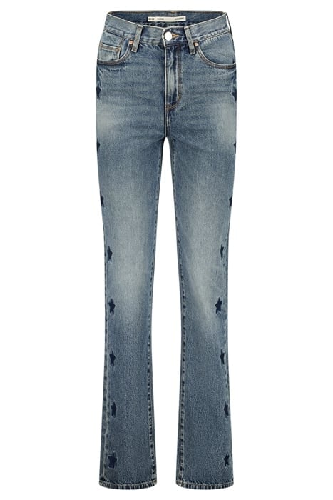 SUNSET STAR JEANS DARK BLUE STONE 1