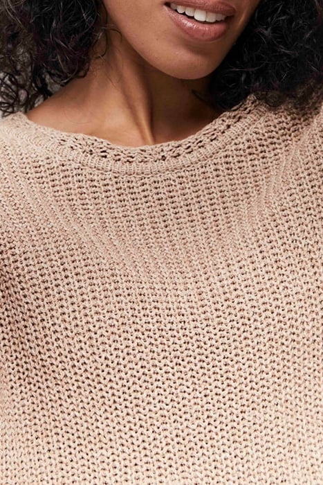 TAMMY - KNITTED SESAME JUMPER 5