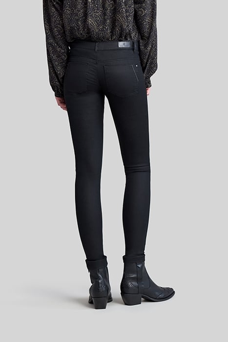 LOW WAIST BLACK JEGGINGS 2