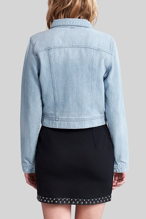 LIGHT BLUE ORGANIC COTTON DENIM JACKET 2