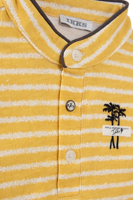 BABY BOYS’ YELLOW POLO SHIRT, DENIM BERMUDA SHORTS OUTFIT 5