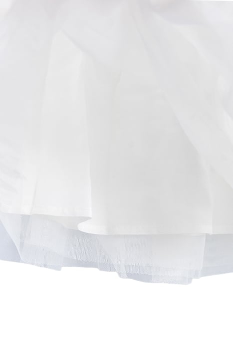 GIRLS’ OFF-WHITE SKIRT WITH RUFFLED TULLE 6