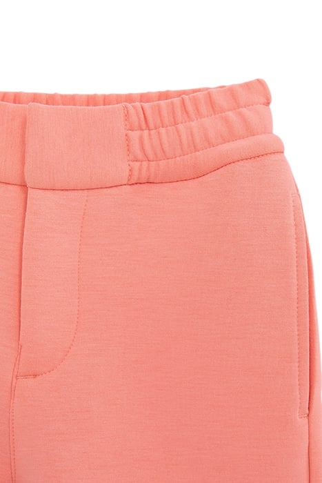 BOYS’ ORANGE TECHFLEECE SWEATSHIRT FABRIC BERMUDA SHORTS 4