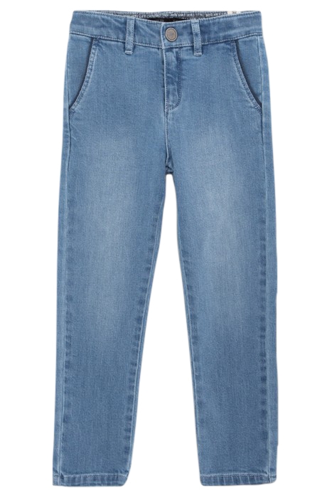 BOYS’ BLUE STRAIGHT JEANS WITH PIPED POCKETS 1