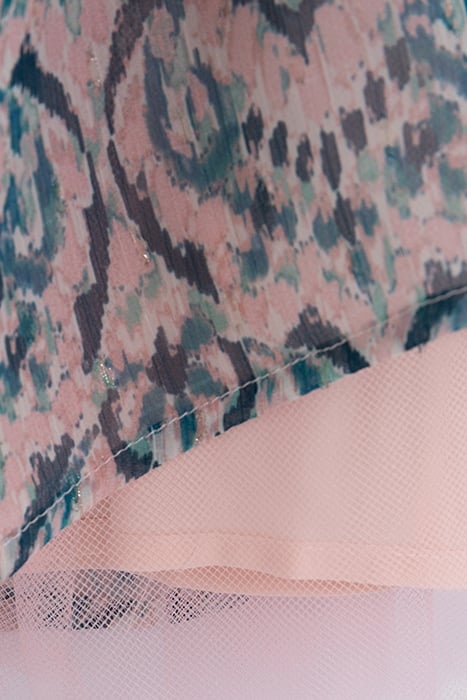 PASTEL IKAT PRINT PINK SKIRT FOR GIRLS 6