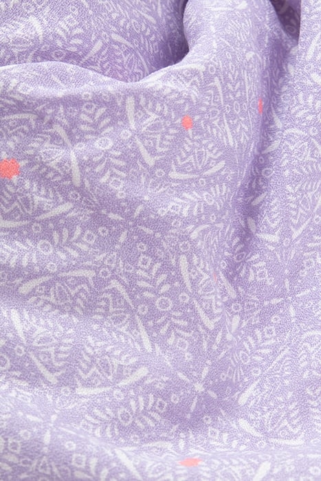 GIRLS’ OFF-WHITE JACKET WITH VIOLET FLOWER PRINT 8