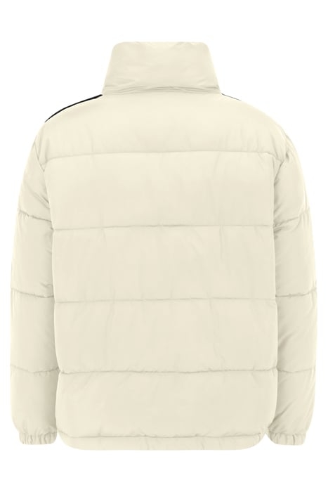 LESZNO 90'S PUFFER JACKET ANTIQUE WHITE-BLACK 2