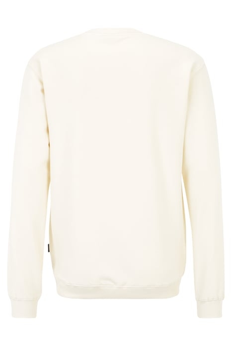 BOLLWILLER CREW SWEAT ANTIQUE WHITE 5