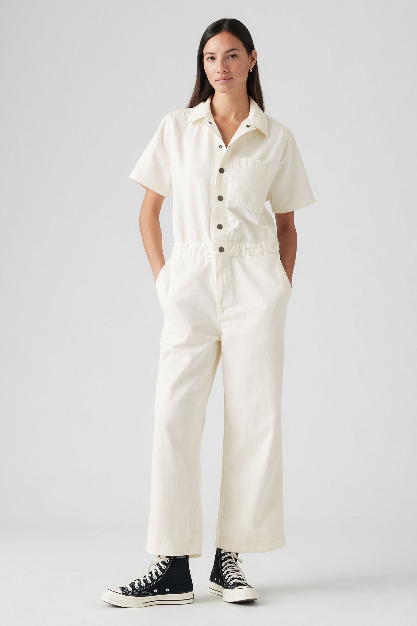 SHORT SLEEVE HERITAGE LIGHTWEIGHT JUMPSUIT 1