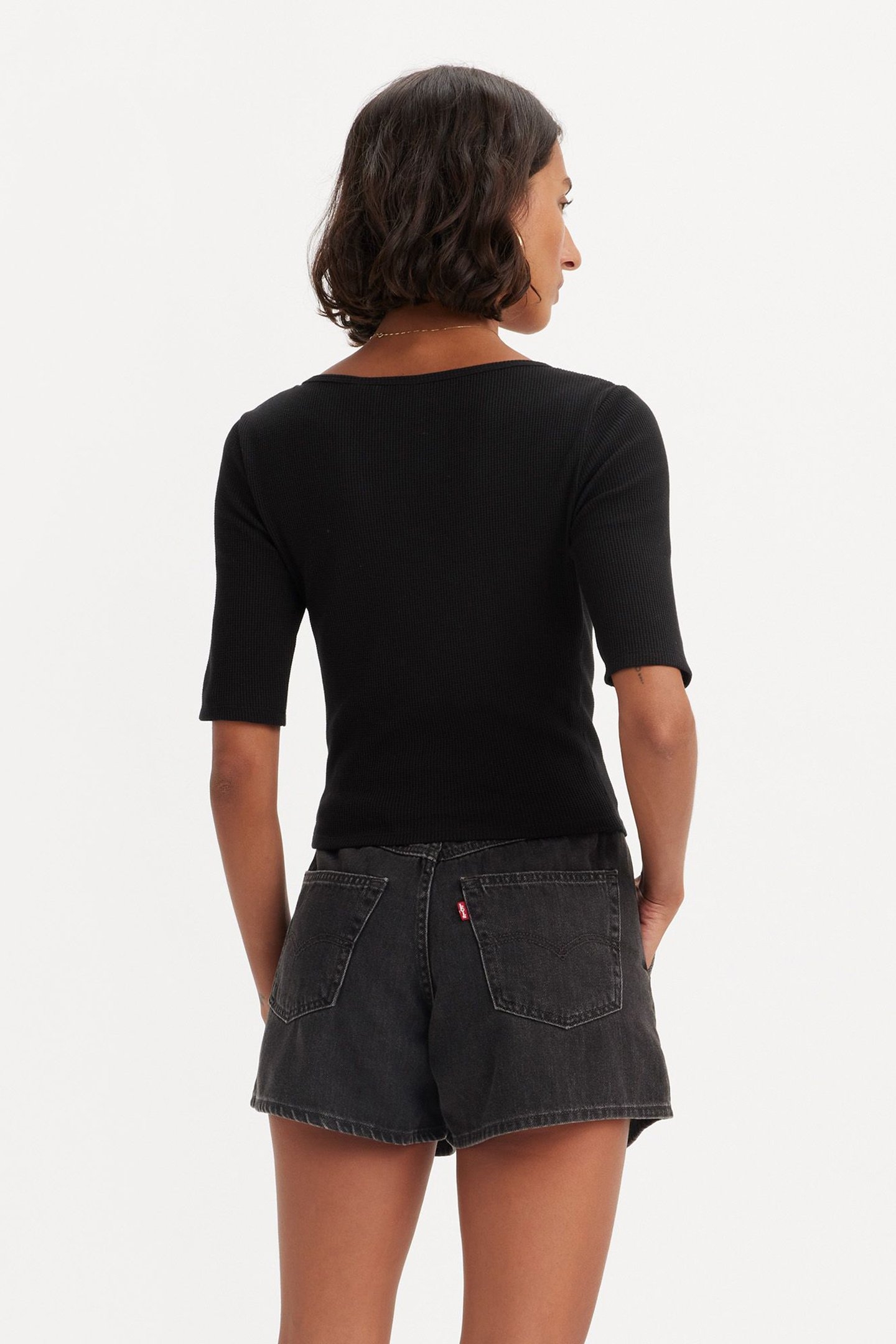 DRY GOODS WAFFLE BUTTON-UP TOP 2