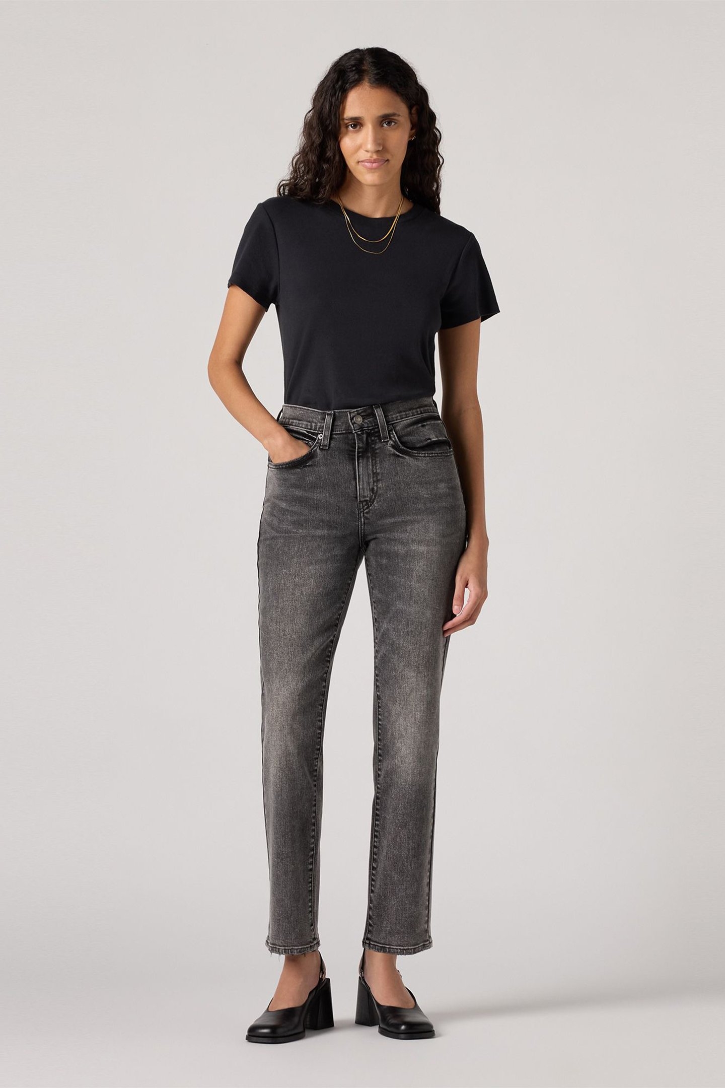 724™ HIGH RISE STRAIGHT JEANS 1