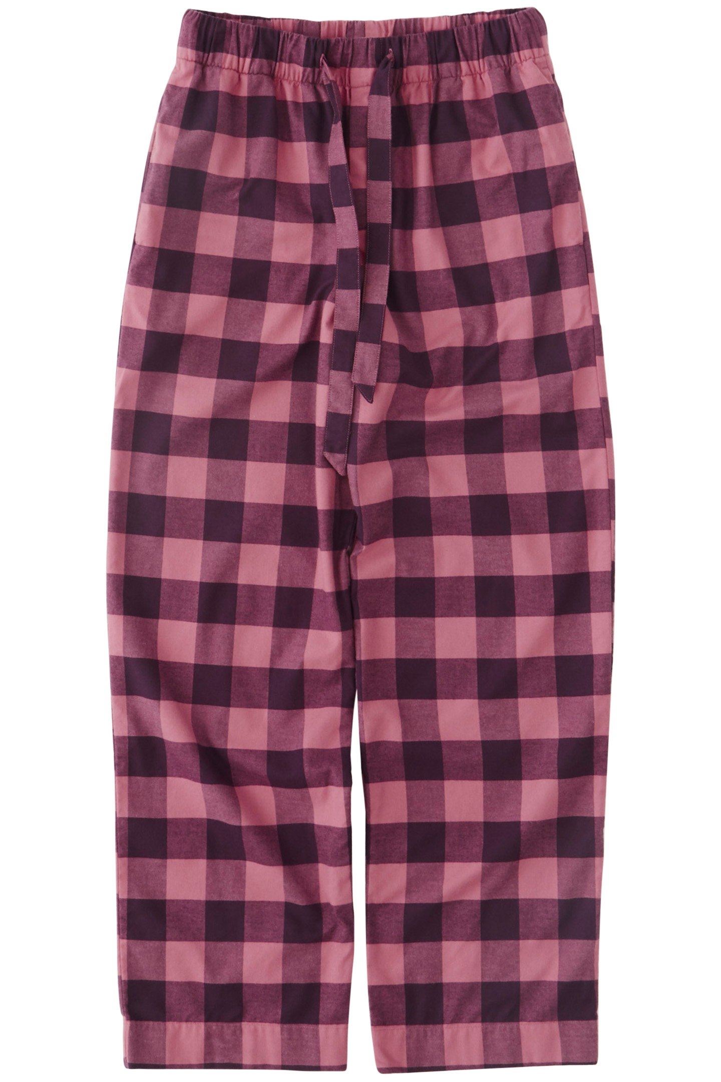 UNISEX FLANNEL, PYJAMAS PANTS PINK GINGHAM 3