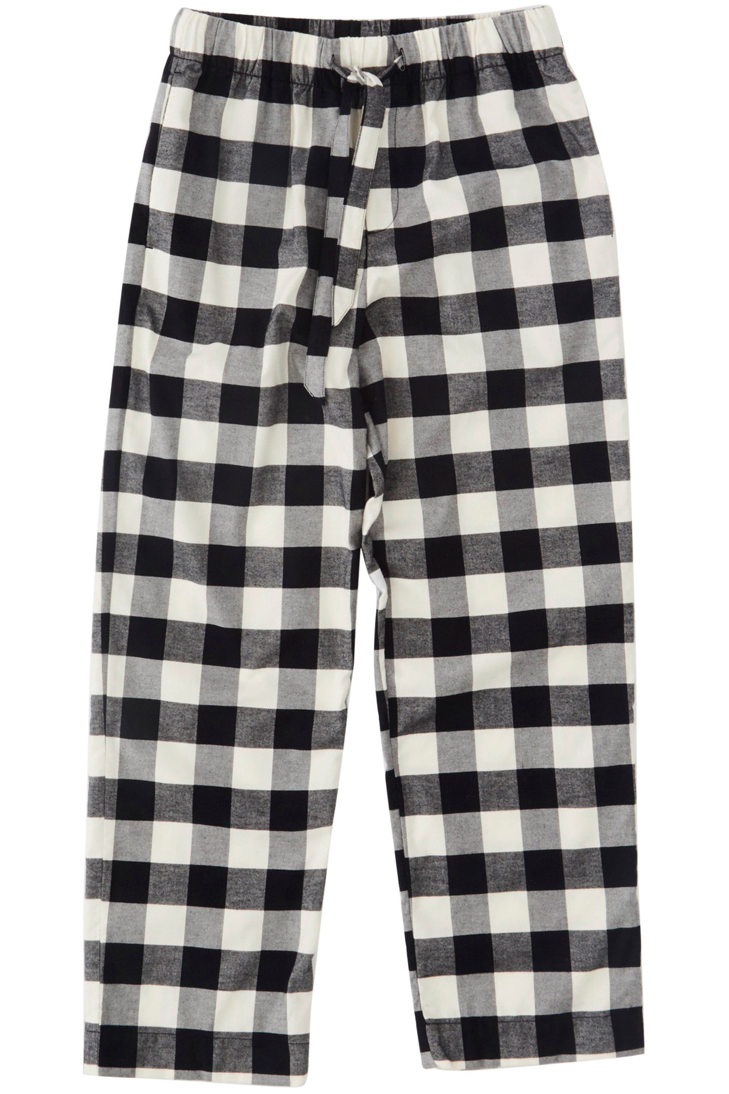 UNISEX FLANNEL, PYJAMAS PANTS BLACK GINGHAM 3