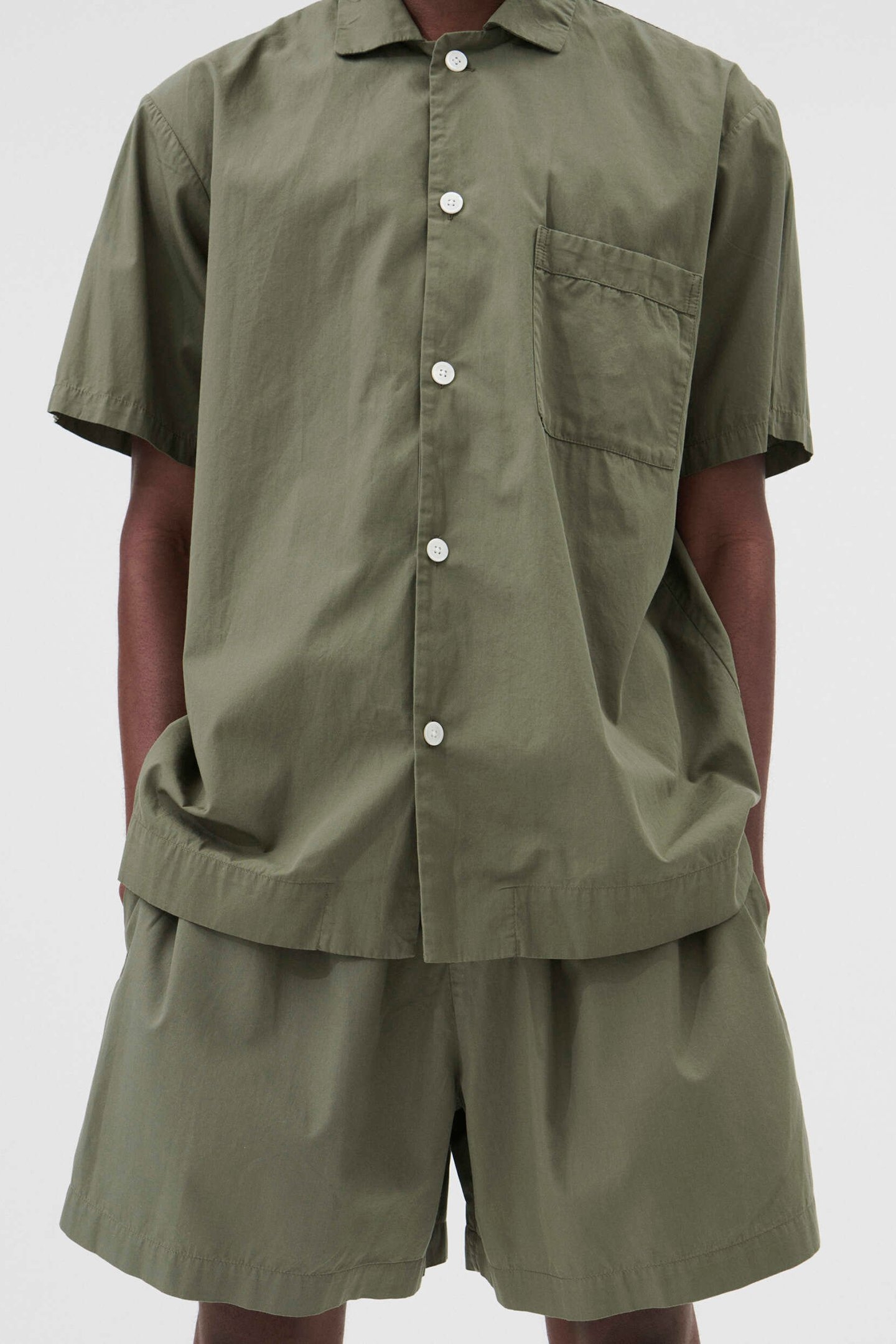 UNISEX POPLIN, SHORT SLEEVE SHIRT WILLOW 1