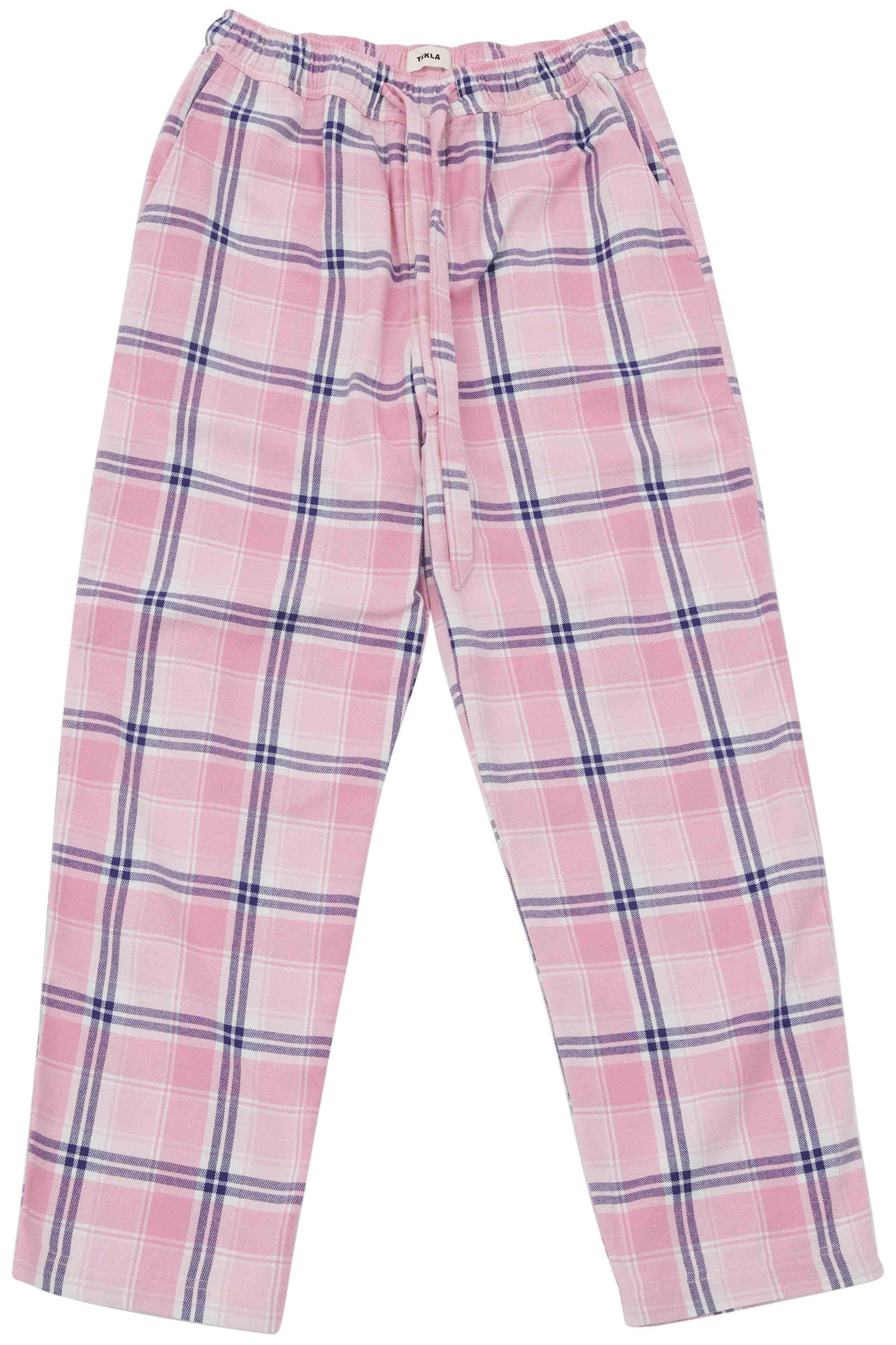 UNISEX FLANNEL, PYJAMAS PANTS PINK PLAID 2