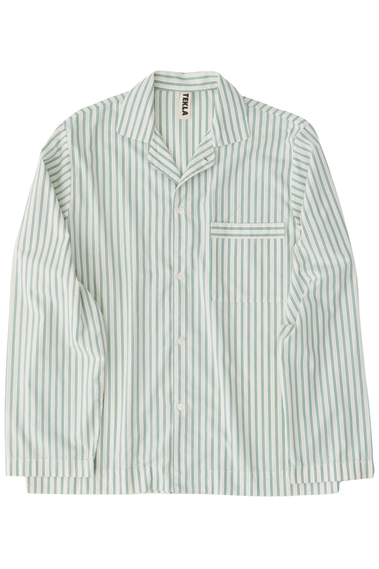 UNISEX POPLIN, PYJAMAS SHIRT CLOVER STRIPES 3
