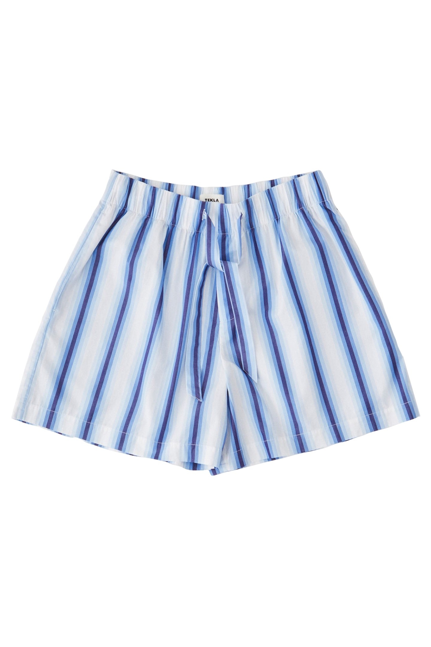 UNISEX POPLIN, PYJAMAS SHORTS BLUE MARQUEE 3