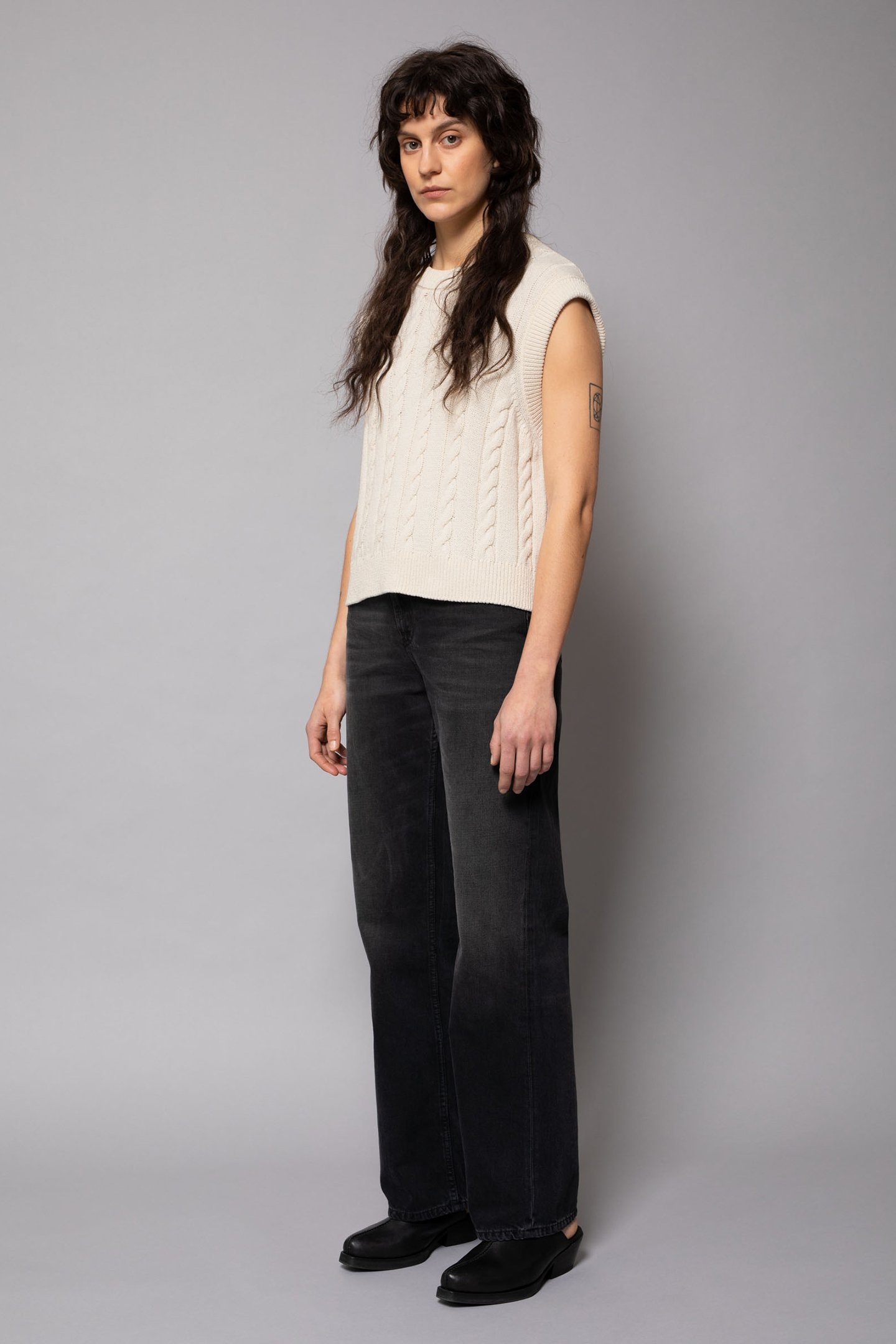 KIMMY CABLE WEST CHALK WHITE 3