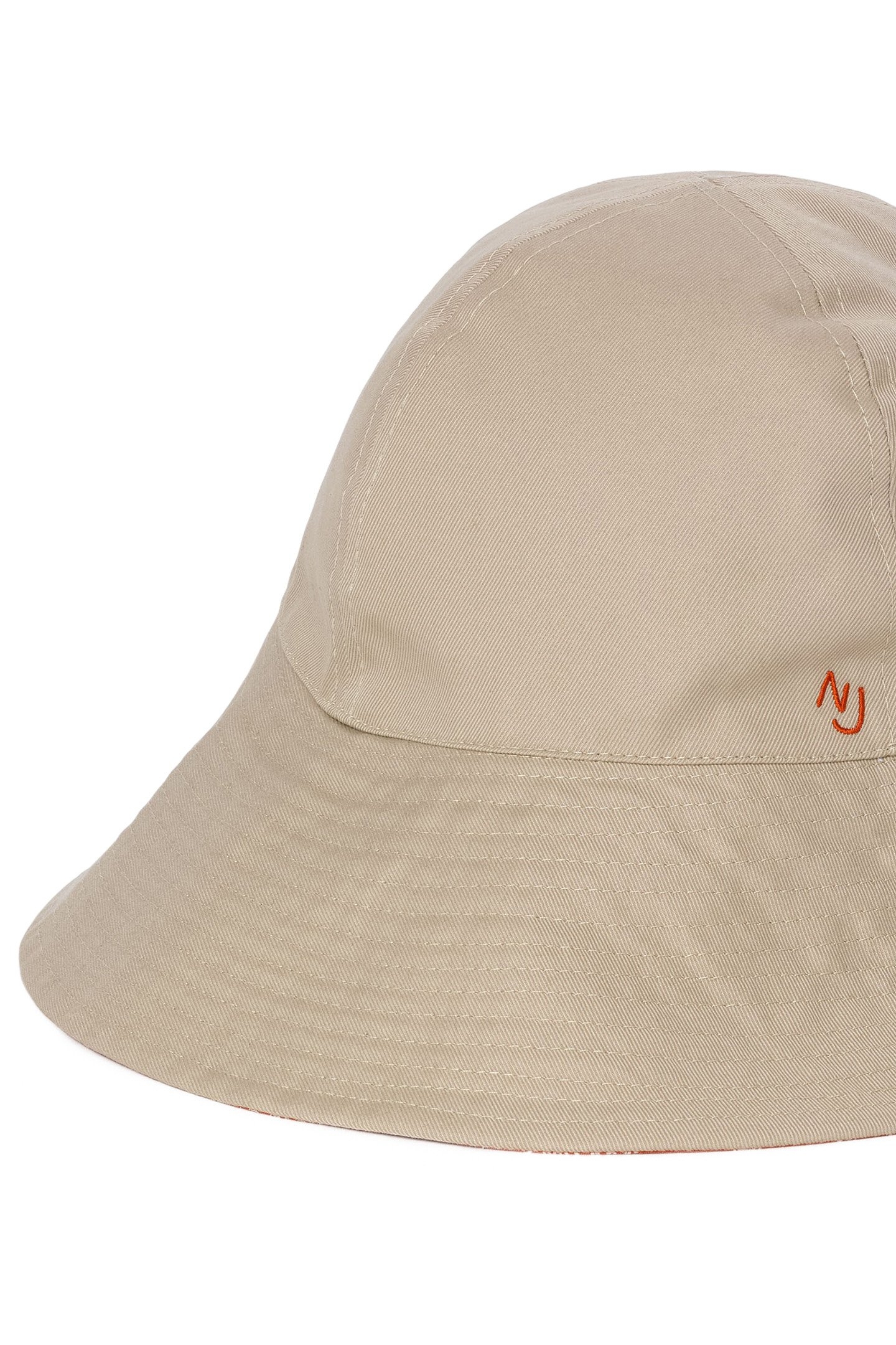 SOLVEIG COTTON BUCKET HAT BEIGE 4