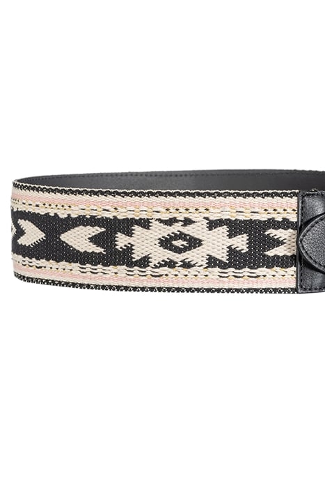 LOVE BERRY NATIVE H6 BELT NAST BLACK/BEIGE-ANTIQUE GOLD 2