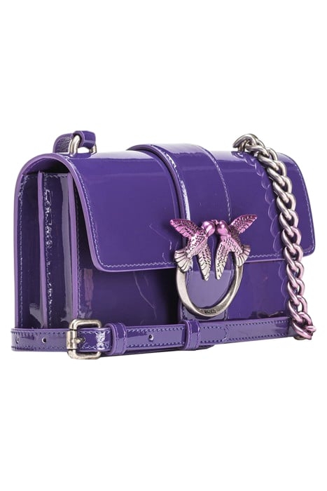 LOVE ONE MINI CL PELLE SFUMATA IMPERIAL PURPLE-OLD SILVER 2