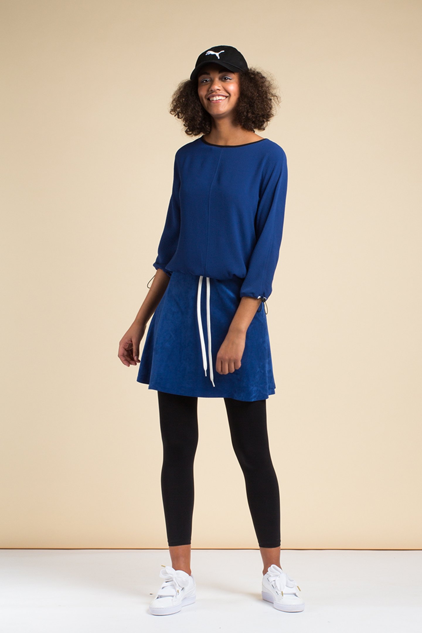 SKIRT TENNIS SUEDE OLYMPIA BLUE 4