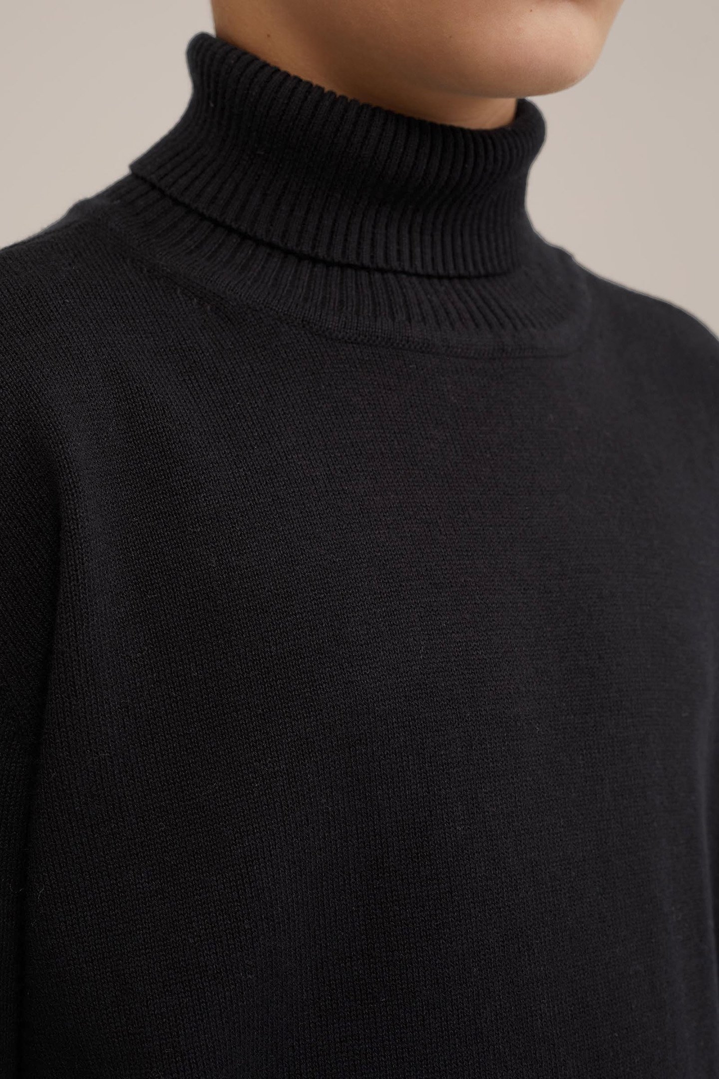 KNITTED PULLOVER BLACK 5
