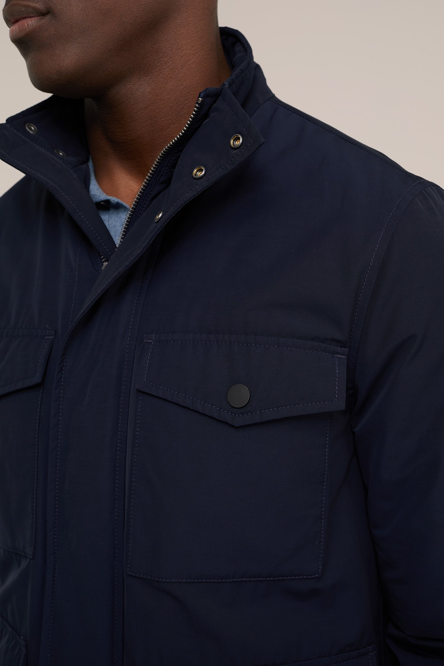 JACKET NORMAL LENGTH NAVY BLUE 5