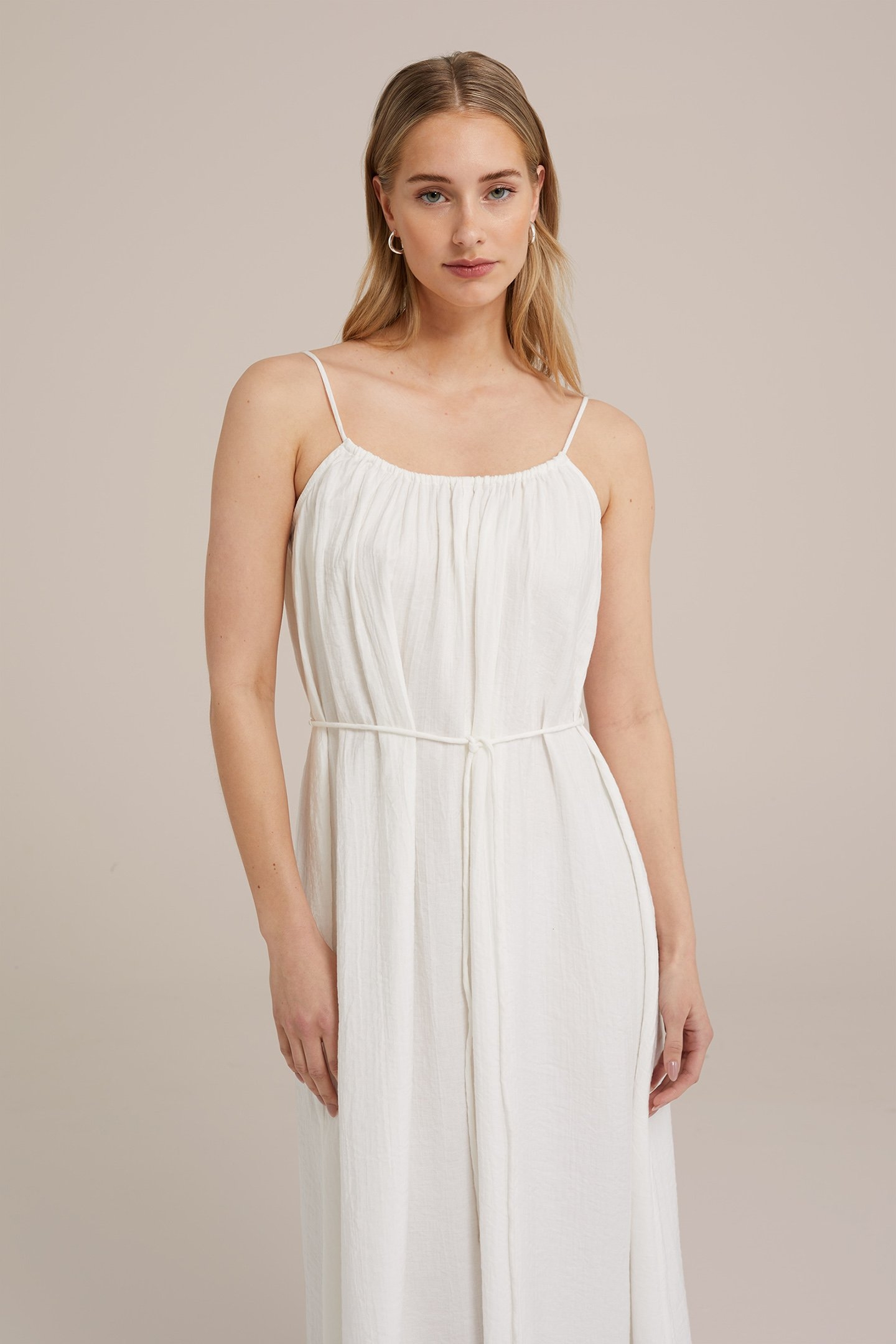 DRESS MID LENGTH WHITE 4
