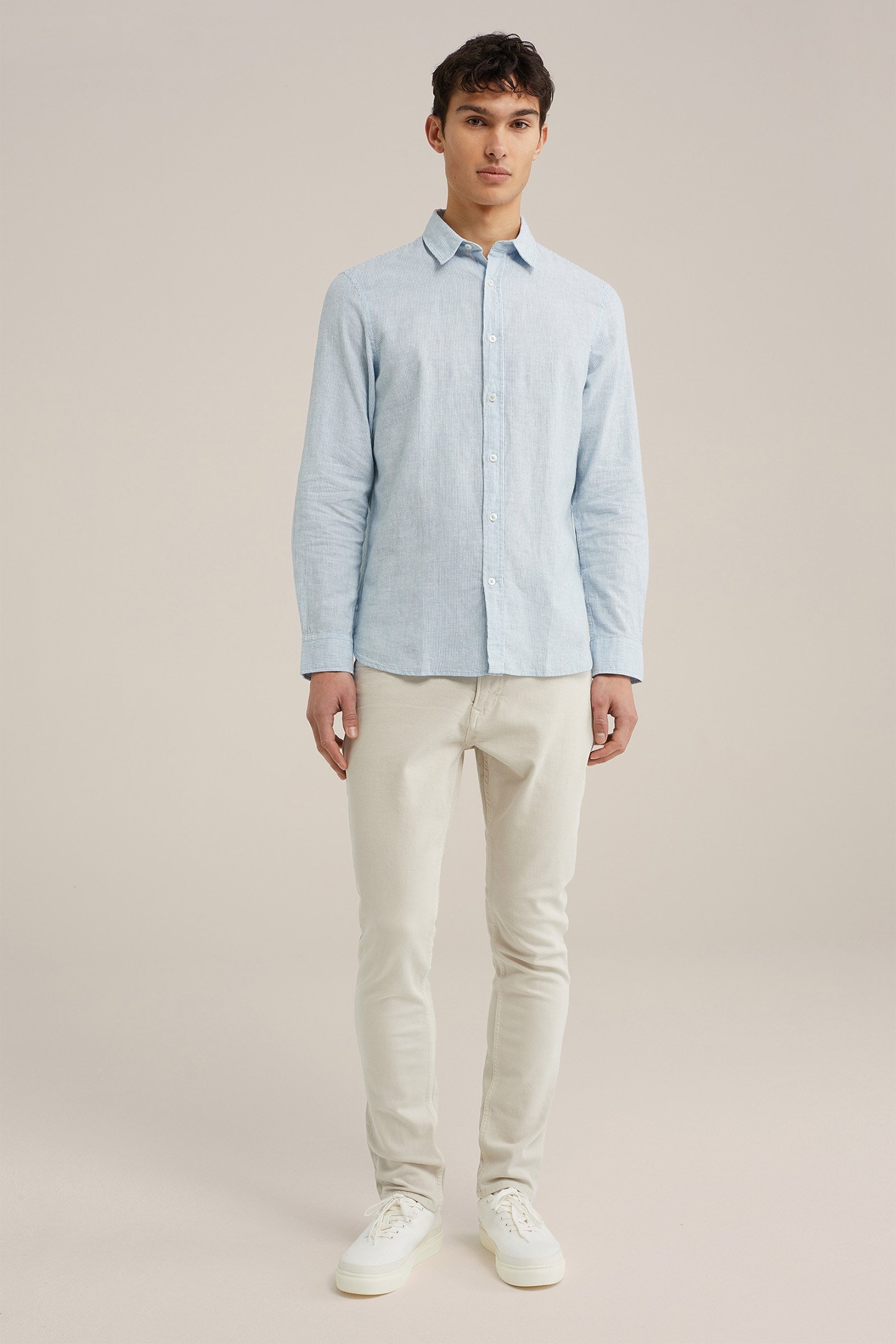 5-POCKET MID WAIST BEIGE 3