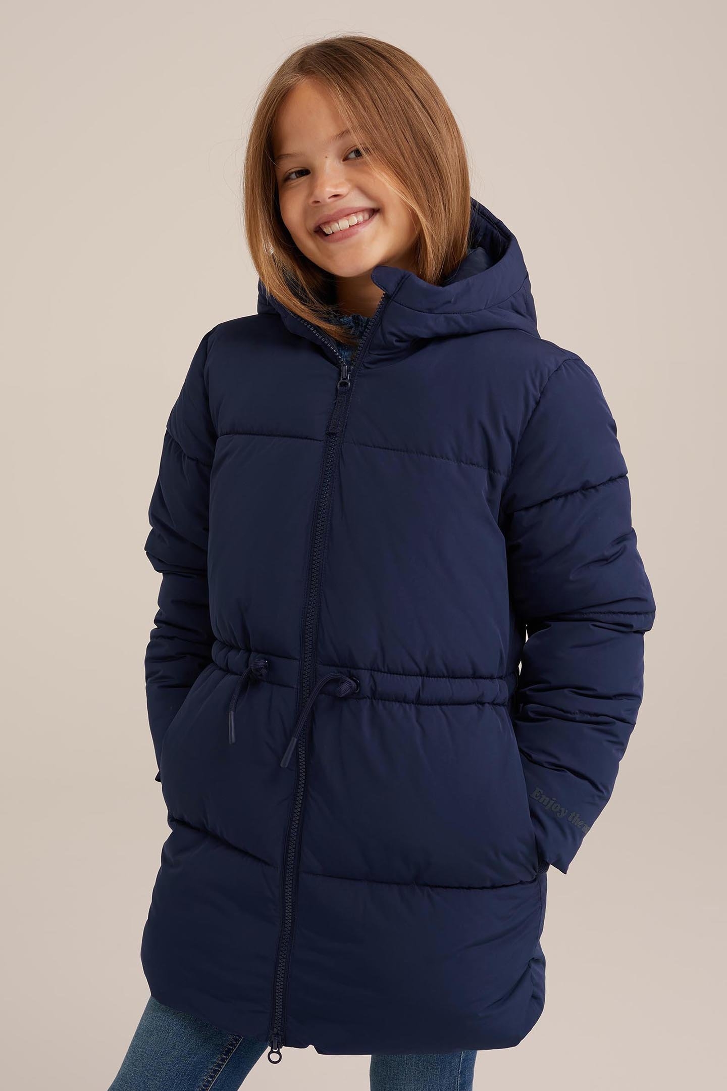 JACKET LONG LENGTH DARK BLUE 1