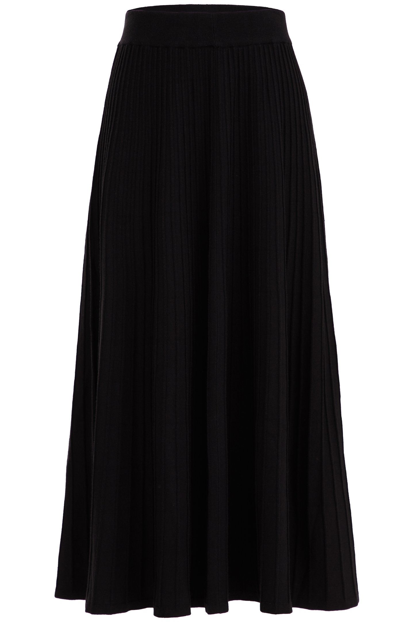 SKIRT MAXI LENGTH BLACK 4