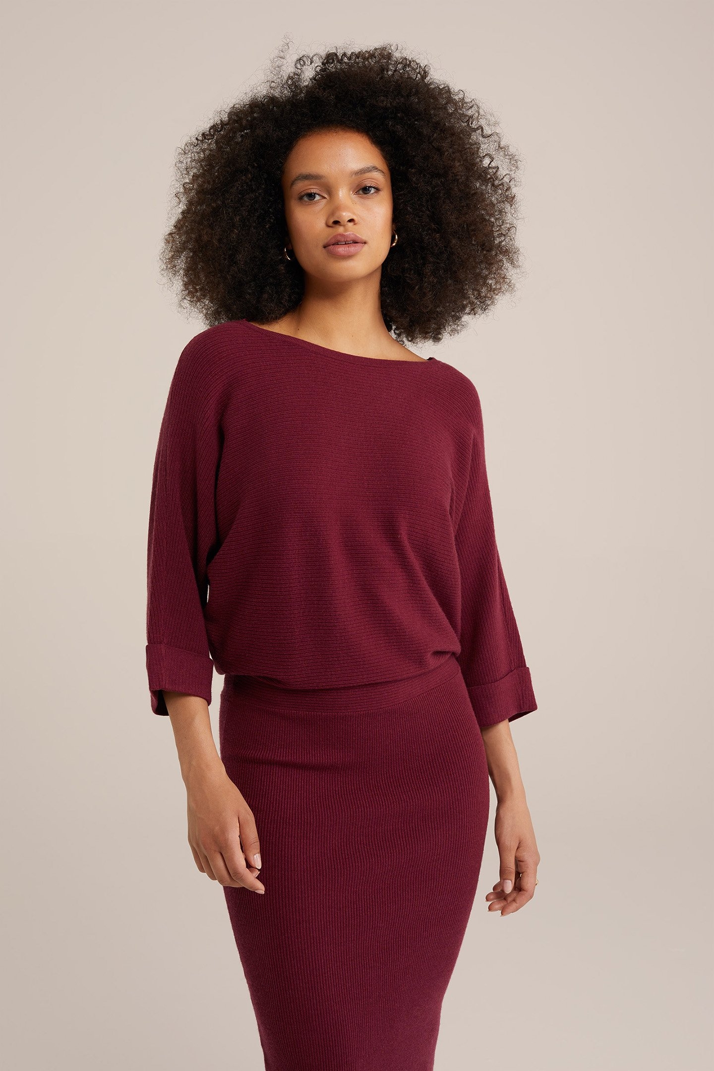 DRESS MID LENGTH VINTAGE RED 4