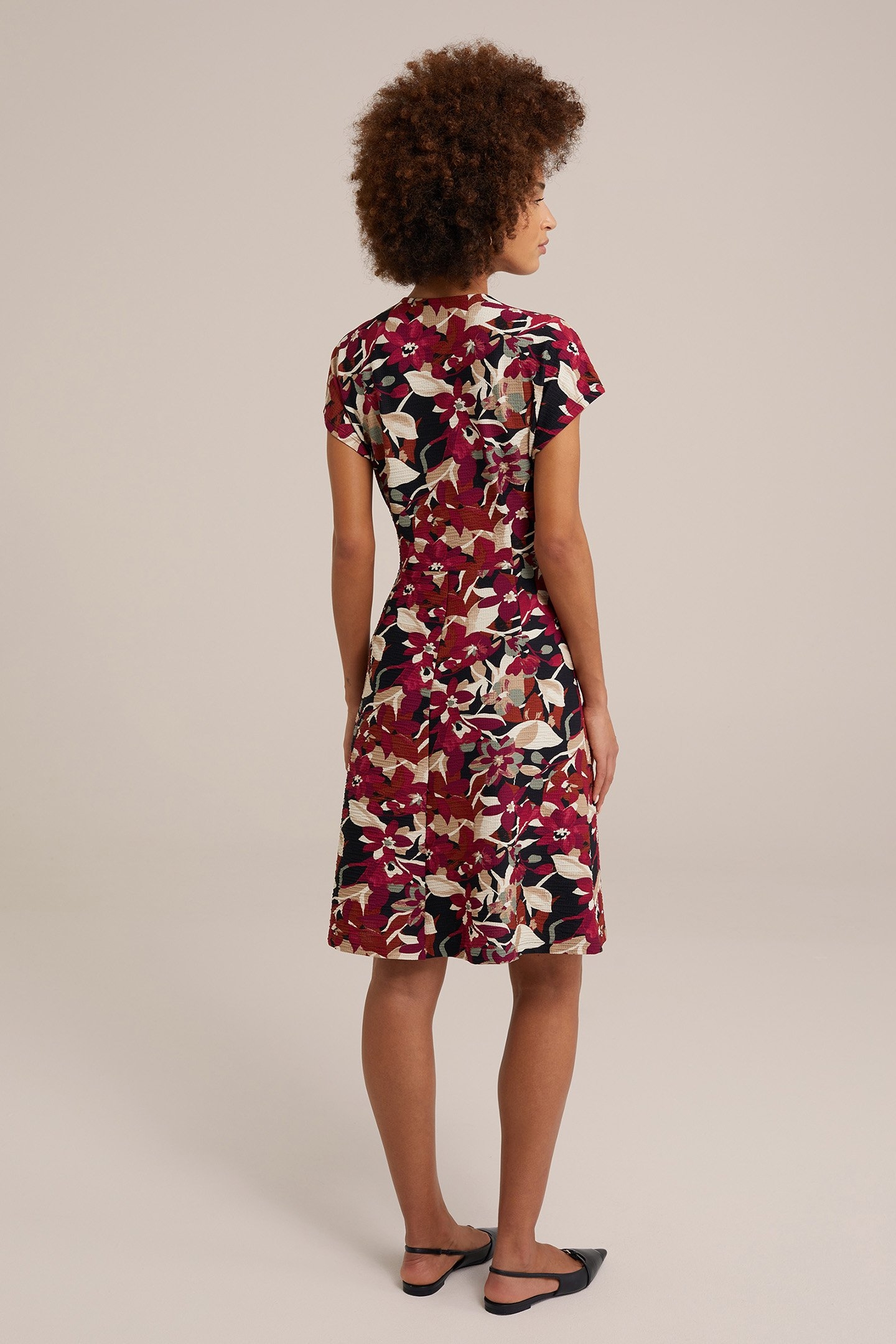 DRESS MID LENGTH MULTI-COLOURED 2