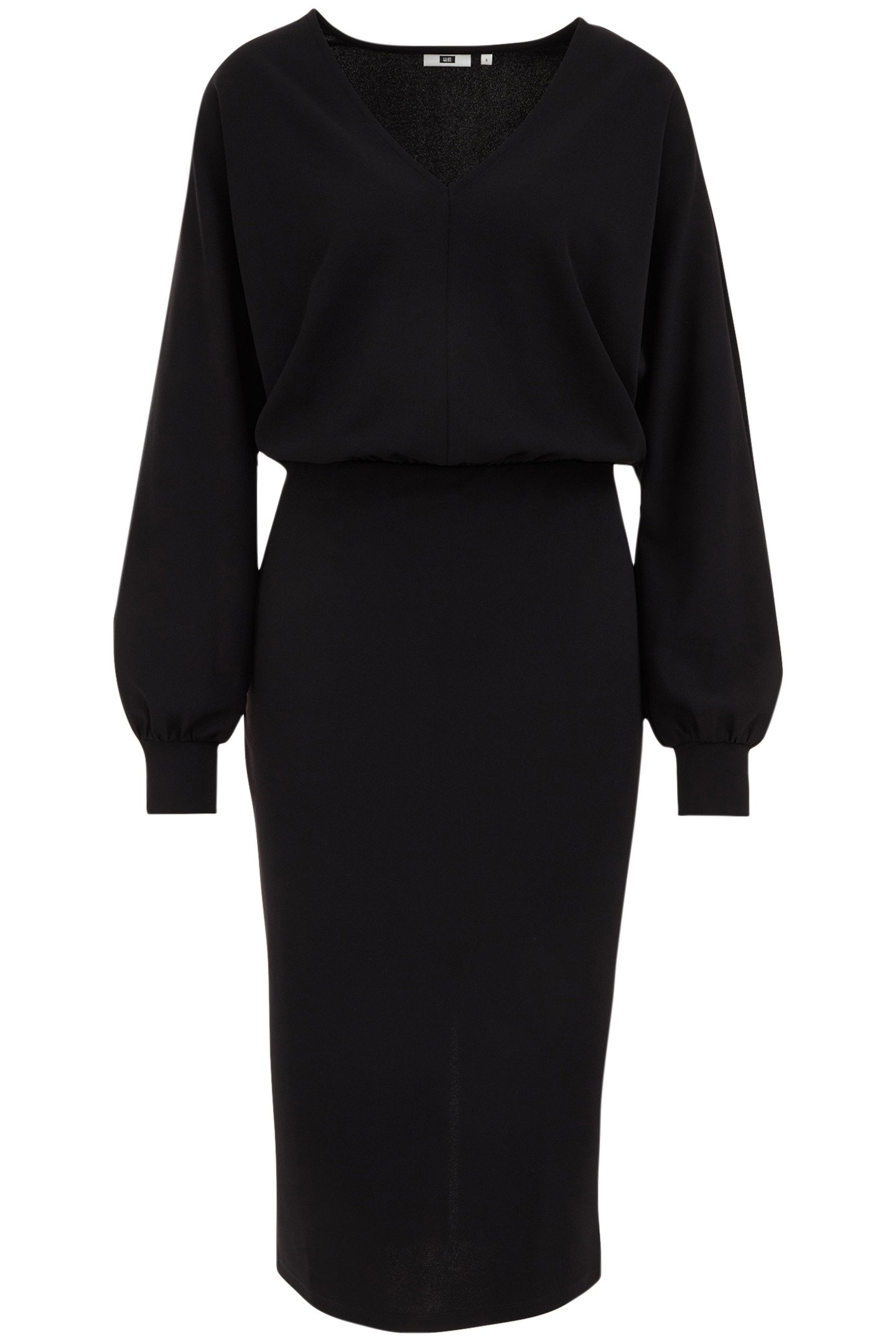 DRESS MID LENGTH BLACK 3