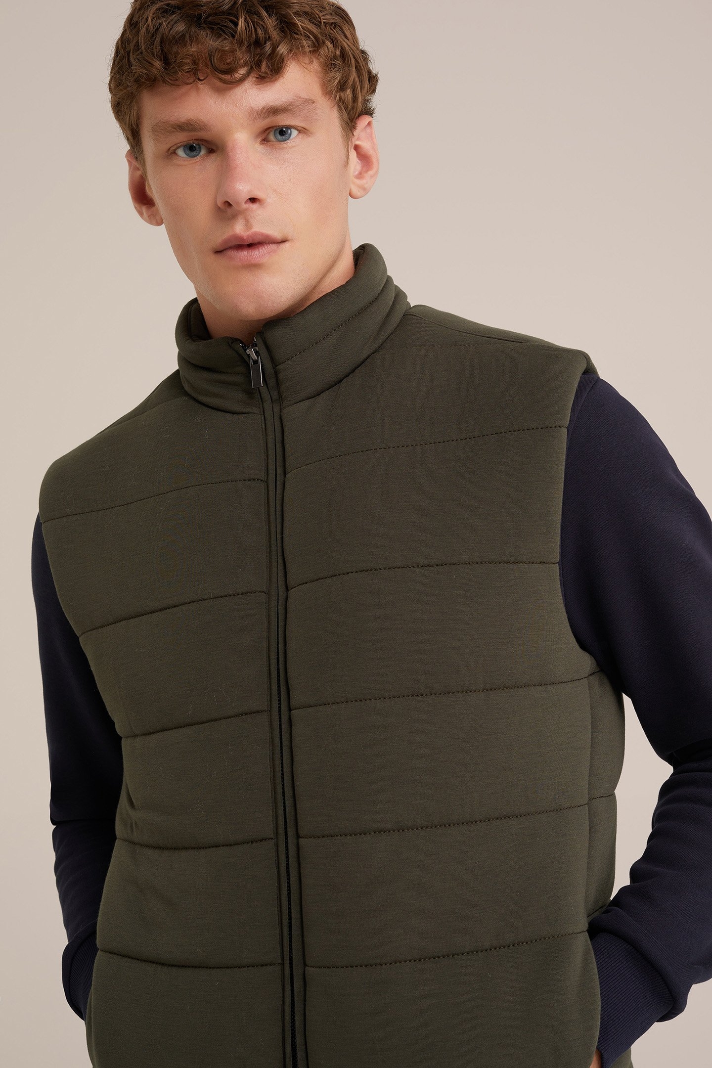 BODYWARMER ARMY GREEN 5