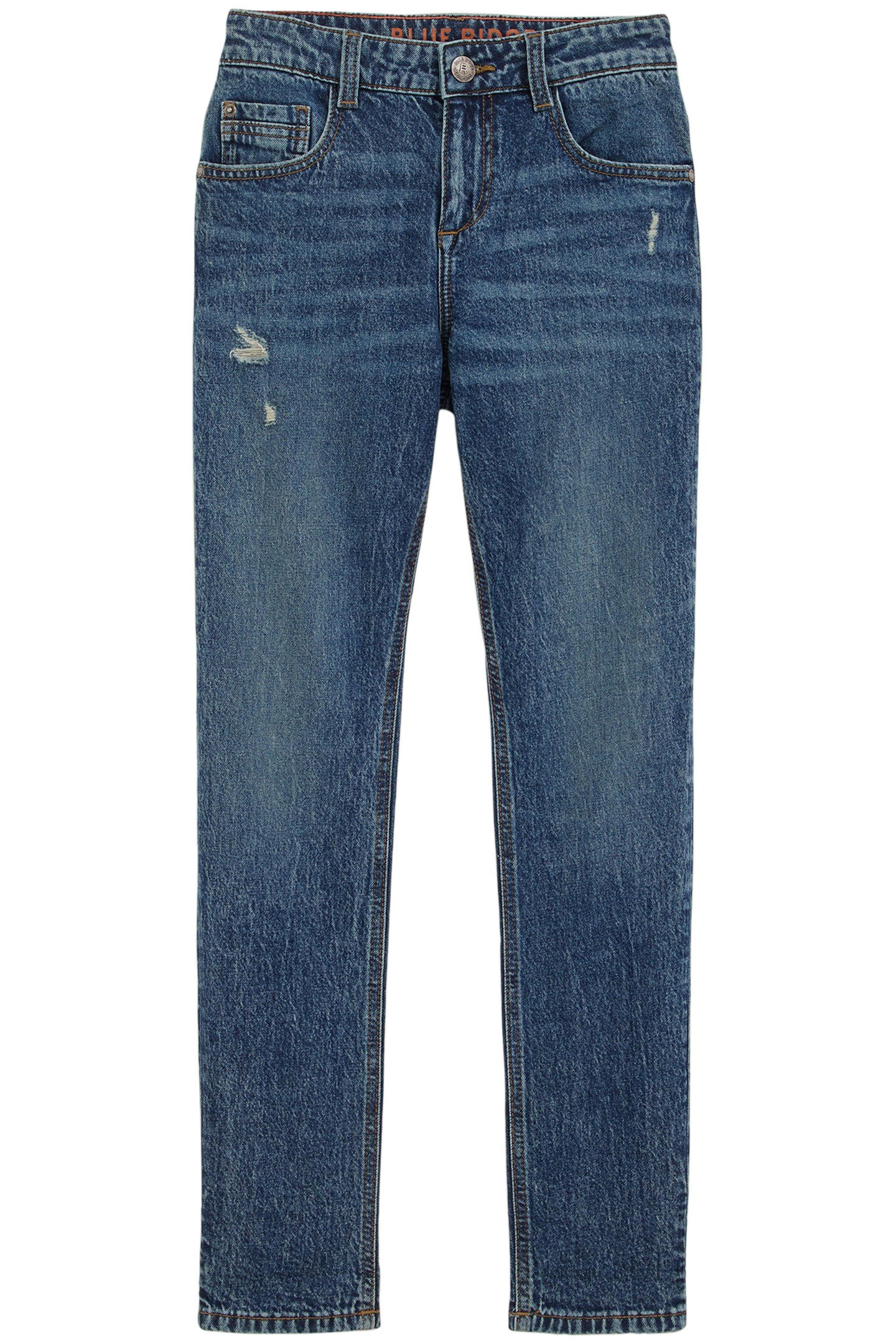 5-POCKET MID WAIST DARK BLUE 3