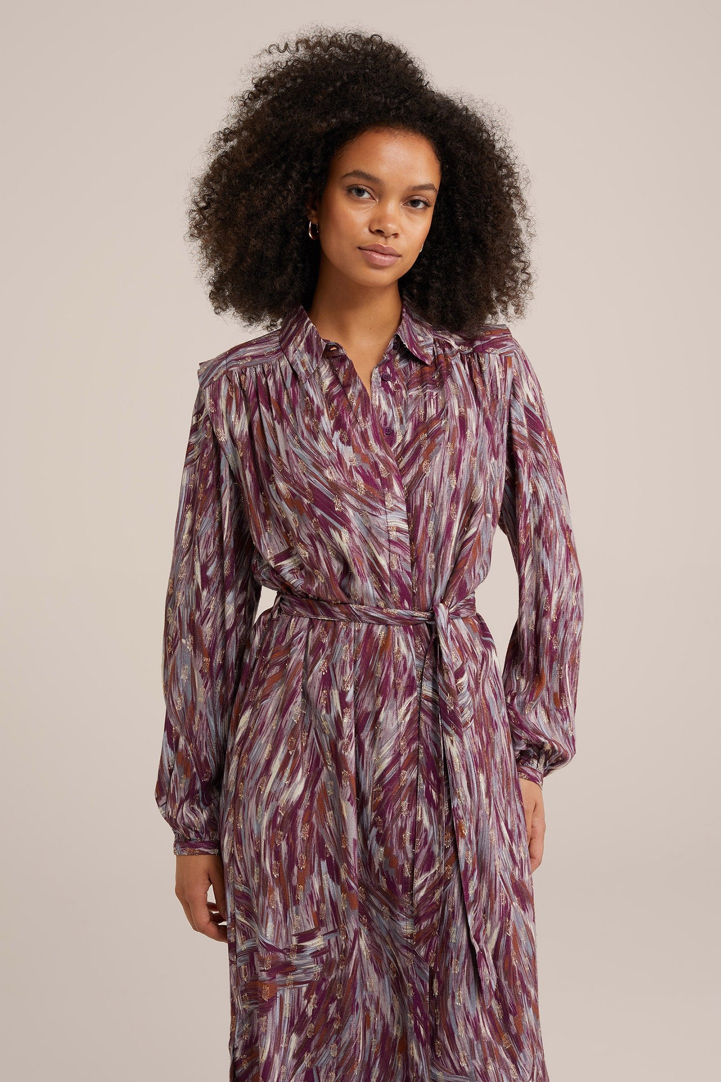 DRESS MID LENGTH MULTI-COLOURED 4