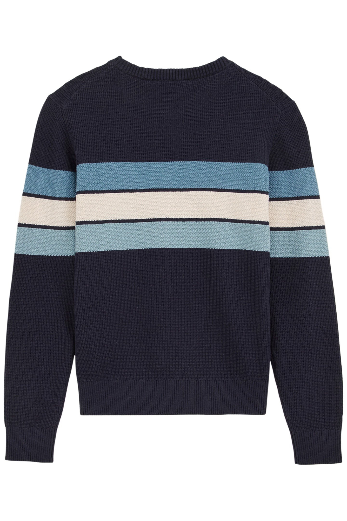 KNITTED PULLOVER DARK BLUE 4