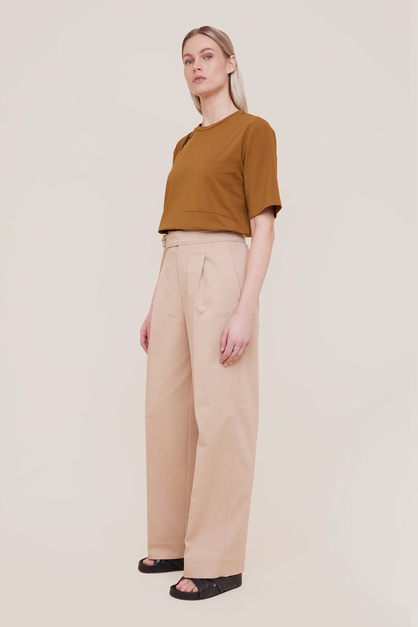 PANTS FOLDED TWILL BEACH 2