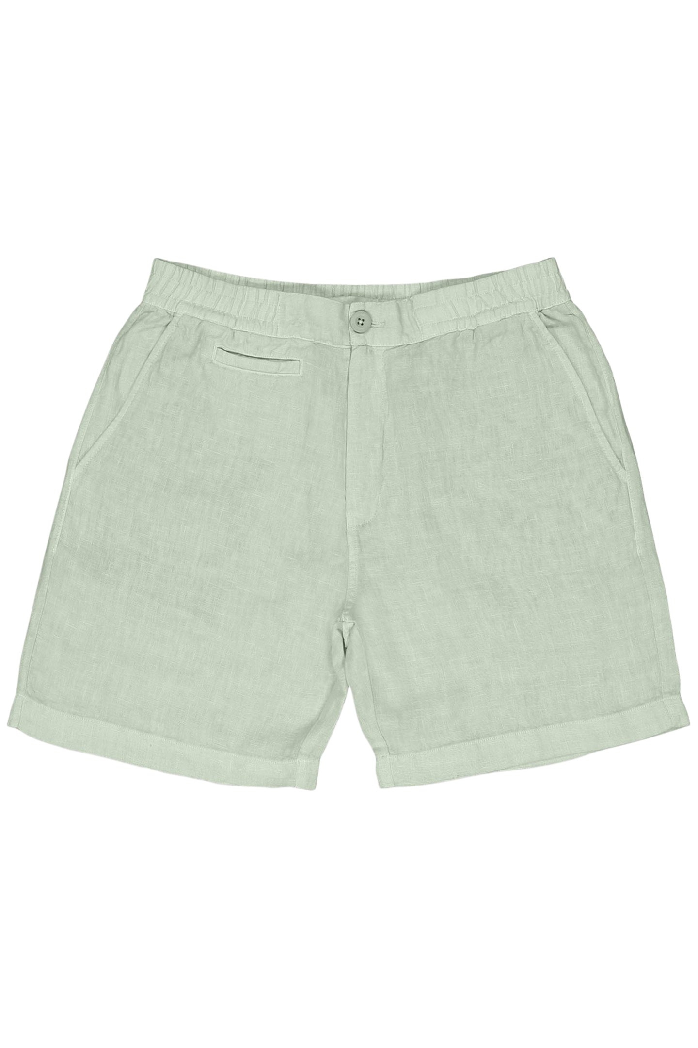 LONER LINEN SHORT DK. DELPHI GREEN 3